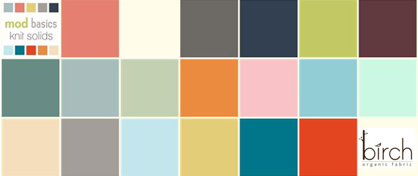 Biozertifizierte Unis: Knit Solids von Birch bei Swafing