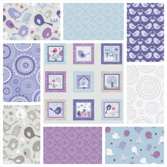 Tweet Together Quiltstoff