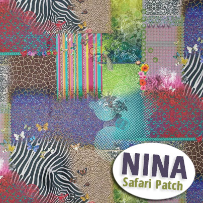 Dekostoff Nina Safari Patch